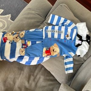 Taggies 4-piece matching outfit 6m with blanket NWT